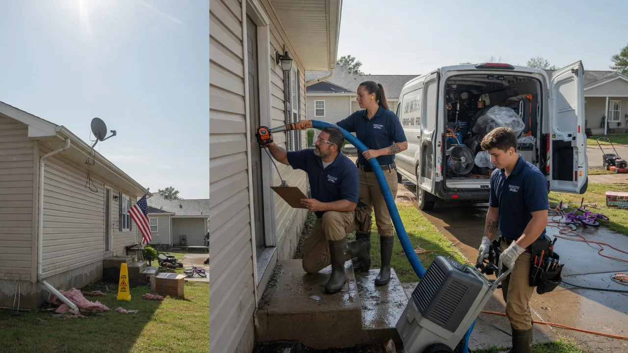 Ceiling Water Damage Restoration in Kingston, ID near me